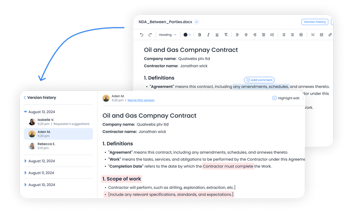 ReportsVault request intake and approval workspace